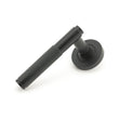 Load image into Gallery viewer, Matt Black Brompton Lever on Rose Set (Plain) Yorkshire Architectural Hardware