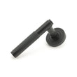 Load image into Gallery viewer, Matt Black Brompton Lever on Rose Set (Beehive) Main