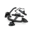 Load image into Gallery viewer, Black Cast Thumblatch Set with Chain_Case_Study_The_Hawthorns_Yorkshire_Agricultural_Hardware_33321_main