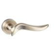 Load image into Gallery viewer, Old English Oxford Lever on Round Rose - Matt Antique Brass