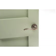 Load image into Gallery viewer, Old English Warwick Lever on Round Rose - Distressed Silver