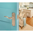 Load image into Gallery viewer, Old English Warwick Latch Lever on Backplate - Matt Antique Brass
