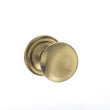 Load image into Gallery viewer, Old English Harrogate Solid Brass Mushroom Mortice Knob on Concealed Fix Rose - Antique Brass
