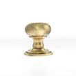 Load image into Gallery viewer, Side_Old English Harrogate Solid Brass Mushroom Mortice Knob on Concealed Fix Rose - Antique Brass