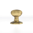 Load image into Gallery viewer, Old English Harrogate Solid Brass Mushroom Mortice Knob on Concealed Fix Rose - Matt Antique Brass