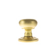 Load image into Gallery viewer, Old English Harrogate Solid Brass Mushroom Mortice Knob on Concealed Fix Rose - Satin Brass