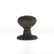 Load image into Gallery viewer, Old English Harrogate Solid Brass Mushroom Mortice Knob on Concealed Fix Rose - Urban Bronze