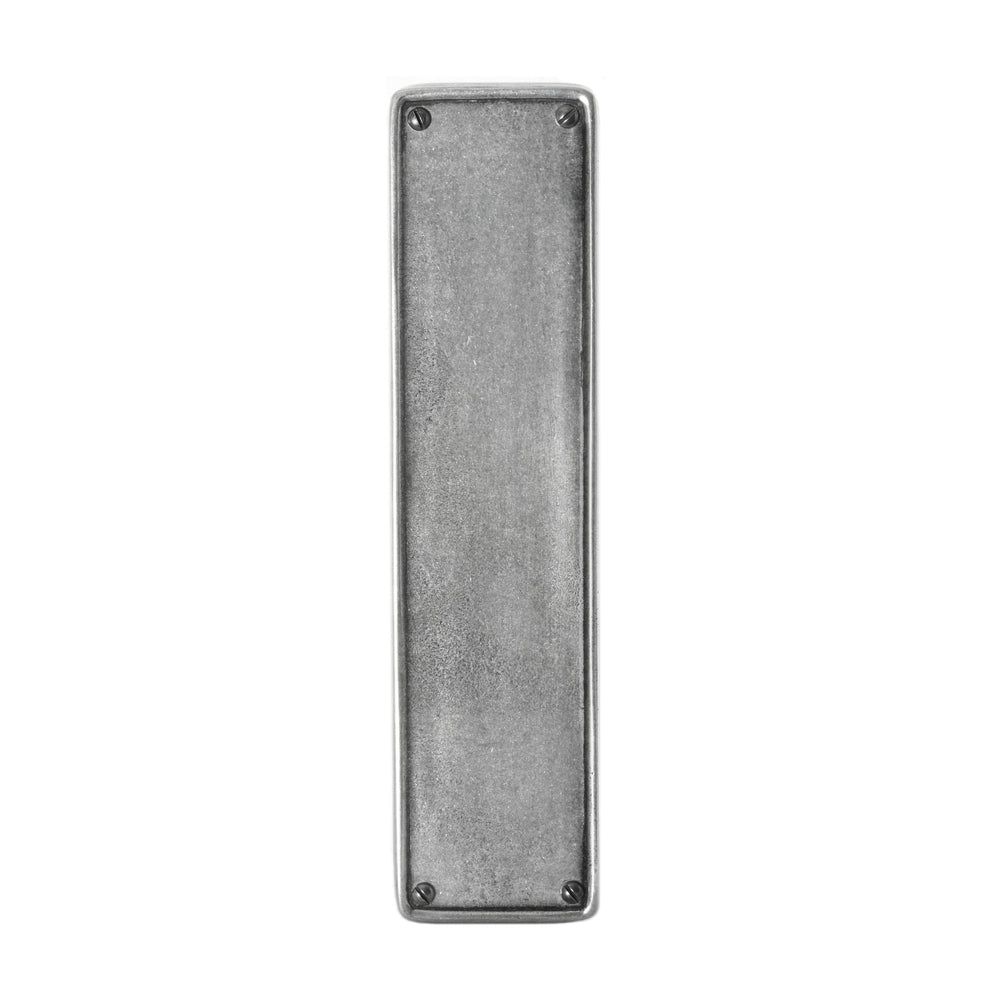 Finesse Solid Pewter Finger Plate 290 X 70 X 5mm Cover Plates Yorkshire Architectural