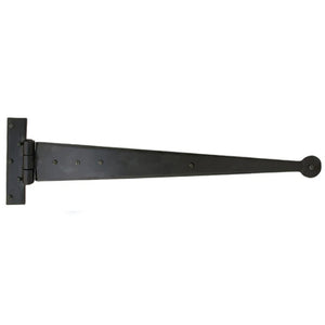 Black Penny End T Hinge (pair)