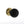 Load image into Gallery viewer, Old English Whitby Ebony Wood Reeded Mortice Knob on 60mm Face Fix Rose - Polished Brass
