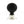 Load image into Gallery viewer, Old English Whitby Ebony Wood Reeded Mortice Knob on 60mm Face Fix Rose - Polished Nickel
