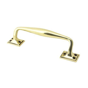 Aged Brass 230mm Art Deco Pull Handlein our Pull Handles collection by From The Anvil. Available to buy at Yorkshire Architectural Hardware