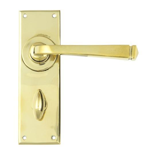 Aged Brass Avon Lever Bathroom Setin our Lever Handles collection by From The Anvil. Available to buy at Yorkshire Architectural Hardware