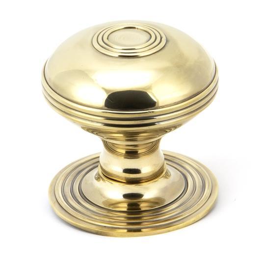 Aged Brass Prestbury Centre Door Knobin our Door Knobs collection by From The Anvil. Available to buy at Yorkshire Architectural Hardware