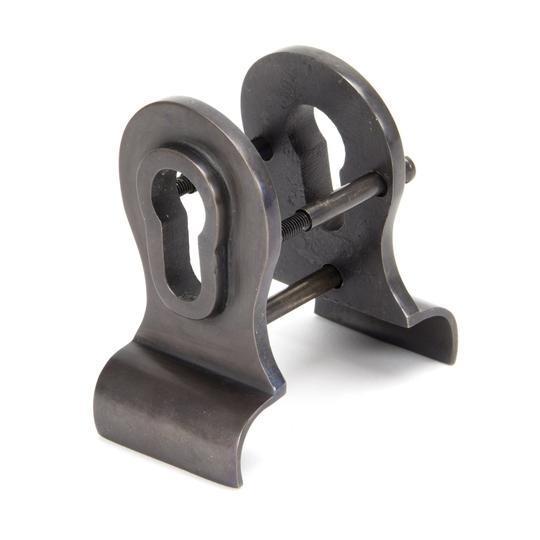 Aged Bronze 50mm Euro Door Pull (Back to Back fixings)in our Pull Handles collection by From The Anvil. Available to buy at Yorkshire Architectural Hardware