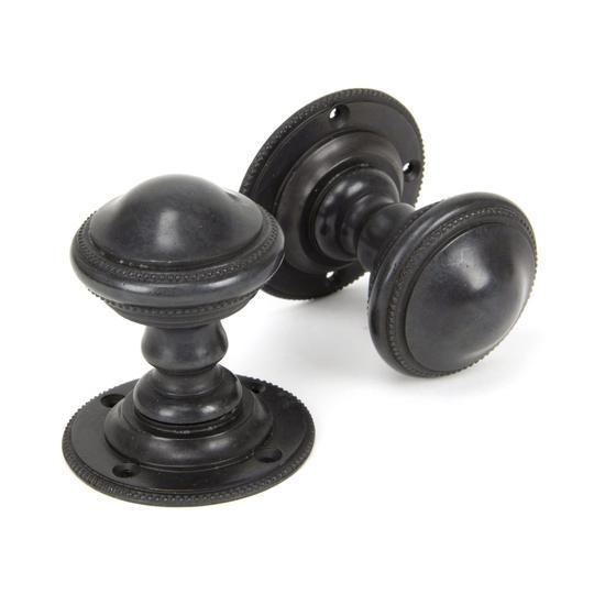 Aged Bronze Brockworth Mortice Knob Setin our Door Knobs collection by From The Anvil. Available to buy at Yorkshire Architectural Hardware