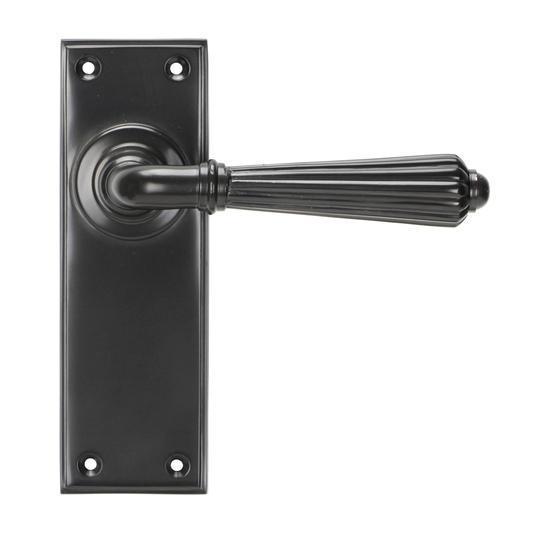 Aged Bronze Hinton Lever Latch Setin our Lever Handles collection by From The Anvil. Available to buy at Yorkshire Architectural Hardware