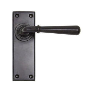 Aged Bronze Newbury Lever Latch Setin our Lever Handles collection by From The Anvil. Available to buy at Yorkshire Architectural Hardware