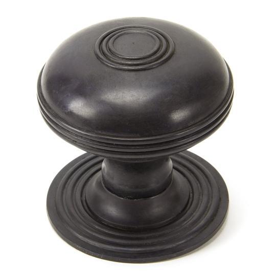 Aged Bronze Prestbury Centre Door Knobin our Door Knobs collection by From The Anvil. Available to buy at Yorkshire Architectural Hardware