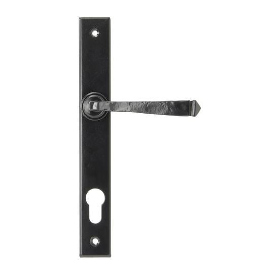 Avon Slimline Lever Espag. Lock Set - Blackin our Lever Handles collection by From The Anvil. Available to buy at Yorkshire Architectural Hardware