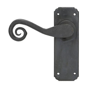 Beeswax Sprung Monkeytail Lever Latch Handle Setin our Lever Handles collection by From The Anvil. Available to buy at Yorkshire Architectural Hardware