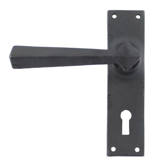 Beeswax Straight Lever Lock Setin our Lever Handles collection by From The Anvil. Available to buy at Yorkshire Architectural Hardware