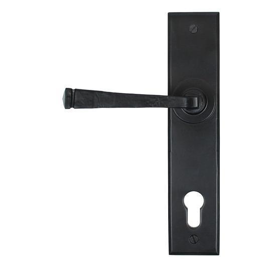 Black Avon Lever Espag. Lock Setin our Lever Handles collection by From The Anvil. Available to buy at Yorkshire Architectural Hardware