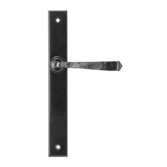 Black Avon Slimline Lever Latch Setin our Lever Handles collection by From The Anvil. Available to buy at Yorkshire Architectural Hardware