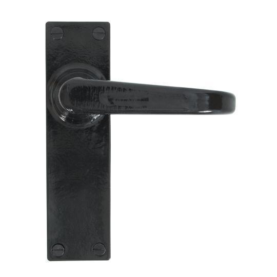 Black Deluxe Lever Latch Setin our Lever Handles collection by From The Anvil. Available to buy at Yorkshire Architectural Hardware