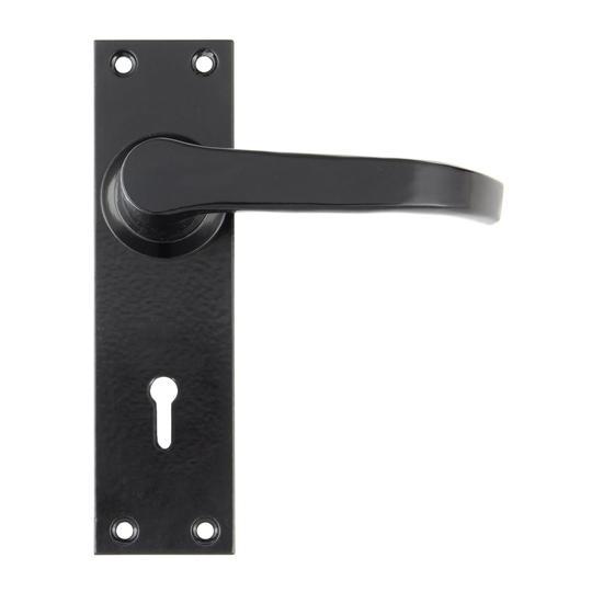 Black Deluxe Lever Lock Setin our Lever Handles collection by From The Anvil. Available to buy at Yorkshire Architectural Hardware