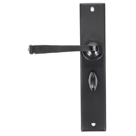 Black Large Avon Lever Bathroom Setin our Lever Handles collection by From The Anvil. Available to buy at Yorkshire Architectural Hardware