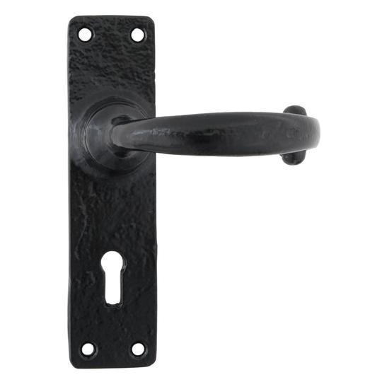 Black MF Lever Lock Setin our Lever Handles collection by From The Anvil. Available to buy at Yorkshire Architectural Hardware