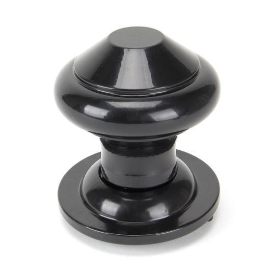 Black Regency Centre Door Knobin our Door Knobs collection by From The Anvil. Available to buy at Yorkshire Architectural Hardware