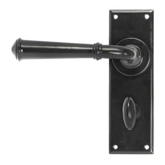 Black Regency Lever Bathroom Setin our Lever Handles collection by From The Anvil. Available to buy at Yorkshire Architectural Hardware