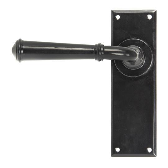Black Regency Lever Latch Setin our Lever Handles collection by From The Anvil. Available to buy at Yorkshire Architectural Hardware