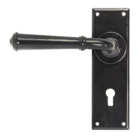 Black Regency Lever Lock Setin our Lever Handles collection by From The Anvil. Available to buy at Yorkshire Architectural Hardware