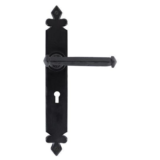 Black Tudor Lever Lock Setin our Lever Handles collection by From The Anvil. Available to buy at Yorkshire Architectural Hardware