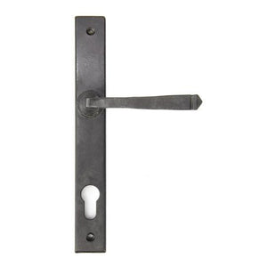 External Beeswax Avon Slimline Lever Espag. Lock Setin our Lever Handles collection by From The Anvil. Available to buy at Yorkshire Architectural Hardware