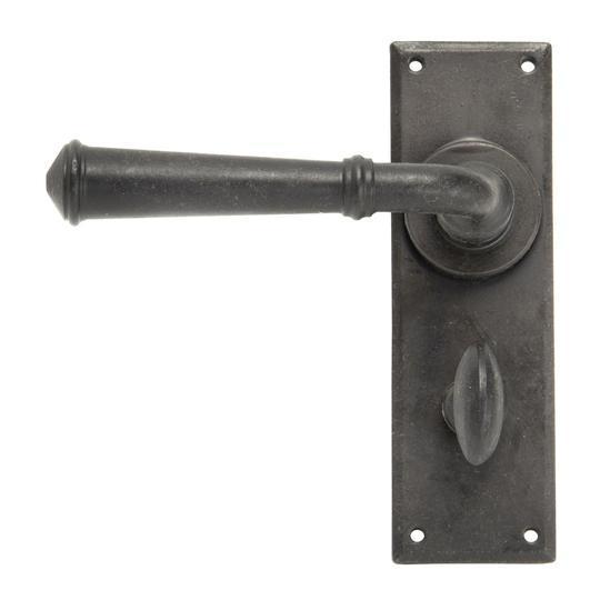 External Beeswax Regency Lever Bathroom Setin our Lever Handles collection by From The Anvil. Available to buy at Yorkshire Architectural Hardware