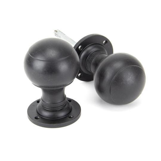 External Beeswax Regency Mortice/Rim Knob Setin our Door Knobs collection by From The Anvil. Available to buy at Yorkshire Architectural Hardware