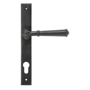 External Beeswax Regency Slimline Lever Espag Lock Setin our Lever Handles collection by From The Anvil. Available to buy at Yorkshire Architectural Hardware