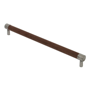 Milton American Black Walnut With Pewter Bar Handle 352mm Fixing Centres