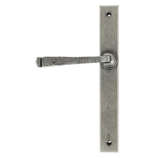 Pewter Avon Slimline Lever Latch Setin our Lever Handles collection by From The Anvil. Available to buy at Yorkshire Architectural Hardware
