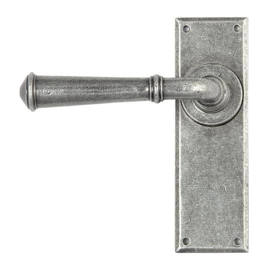 Pewter Regency Lever Latch Setin our Lever Handles collection by From The Anvil. Available to buy at Yorkshire Architectural Hardware