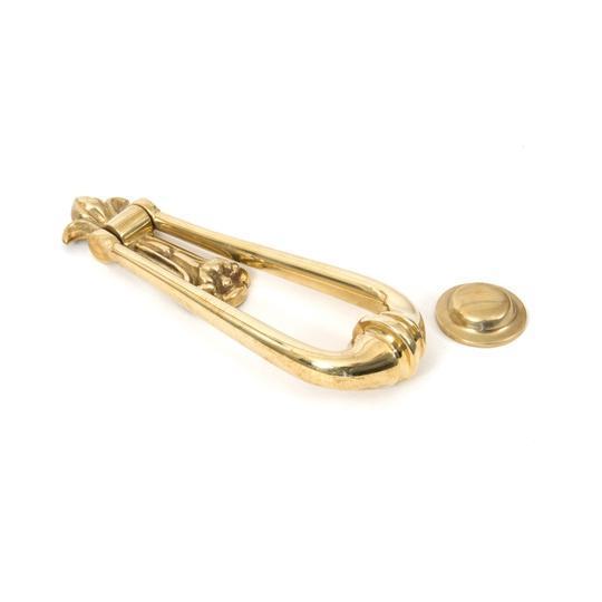Polished Brass Loop Door Knockerin our Door Knockers collection by From The Anvil. Available to buy at Yorkshire Architectural Hardware