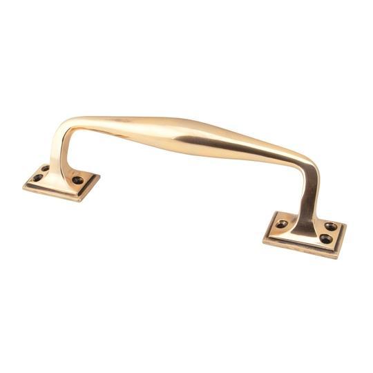 Polished Bronze 230mm Art Deco Pull Handlein our Pull Handles collection by From The Anvil. Available to buy at Yorkshire Architectural Hardware