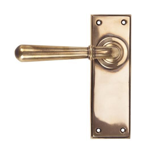 Polished Bronze Newbury Lever Latch Setin our Lever Handles collection by From The Anvil. Available to buy at Yorkshire Architectural Hardware