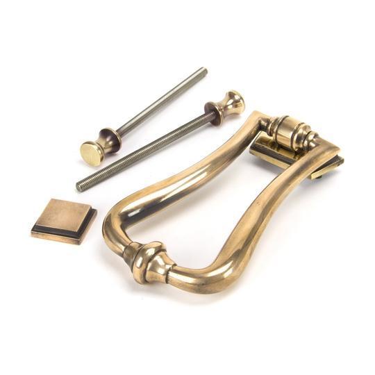 Polished Bronze Slimline Art Deco Door Knockerin our Door Knockers collection by From The Anvil. Available to buy at Yorkshire Architectural Hardware