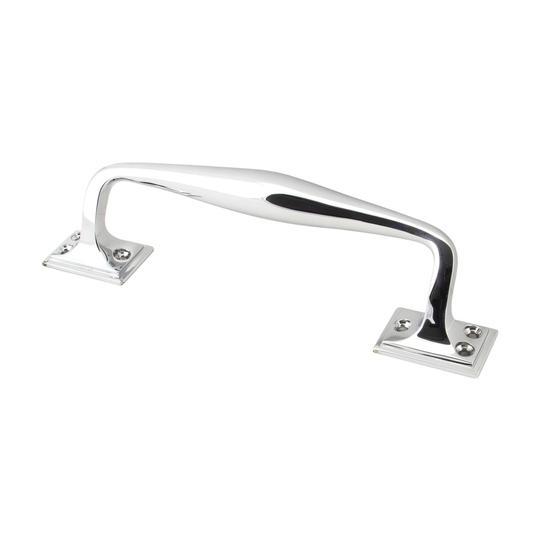 Polished Chrome 230mm Art Deco Pull Handlein our Pull Handles collection by From The Anvil. Available to buy at Yorkshire Architectural Hardware
