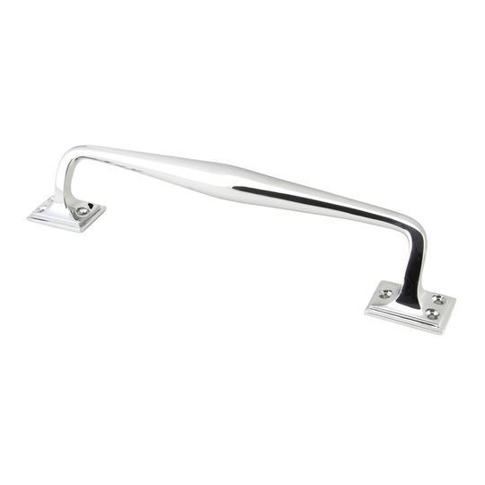 Polished Chrome 300mm Art Deco Pull Handlein our Pull Handles collection by From The Anvil. Available to buy at Yorkshire Architectural Hardware
